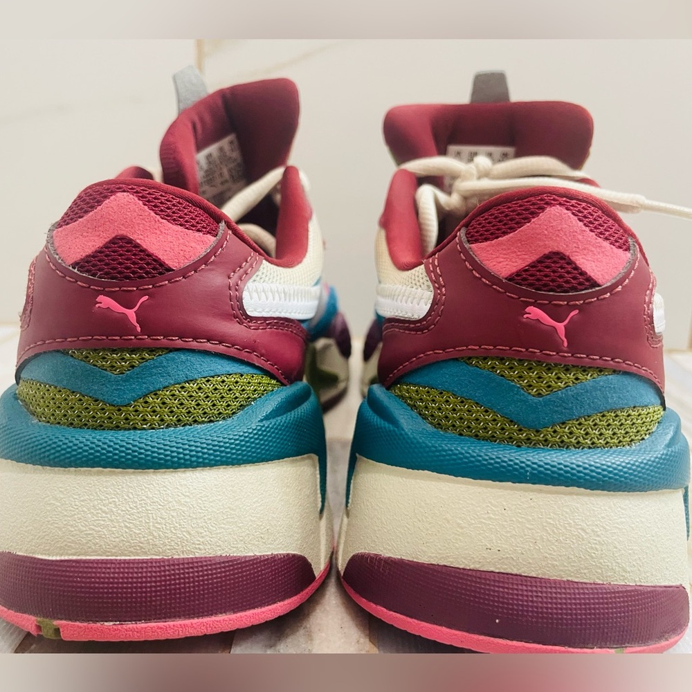 PUMA RS-X3 Puzzle Chunky Sneakers Colorblock Y2K US 6.5C big kid/ women’s 8 - Picture 7 of 16